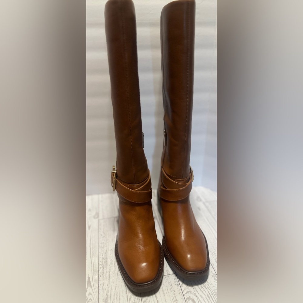 New - Vince Camuto ‘Gini’ Buckled Knee-High Riding Boots